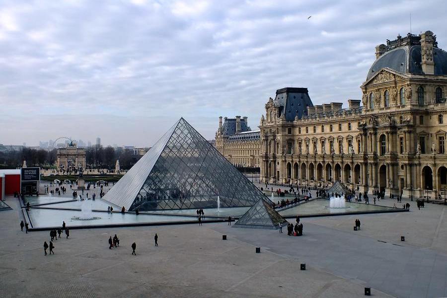 Louvre, Paris, Frankreich Rundreise