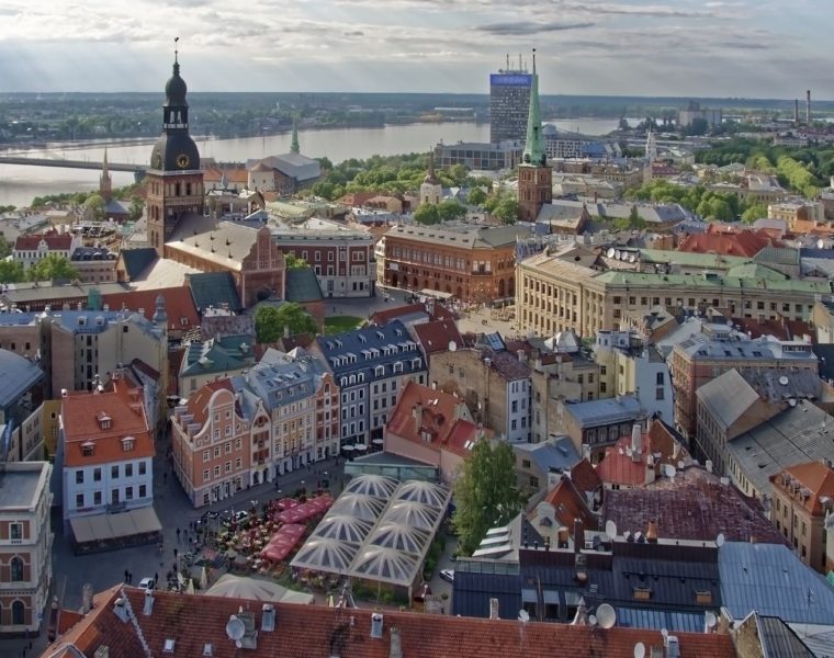 Riga, Altstadt, Lettland Rundreise