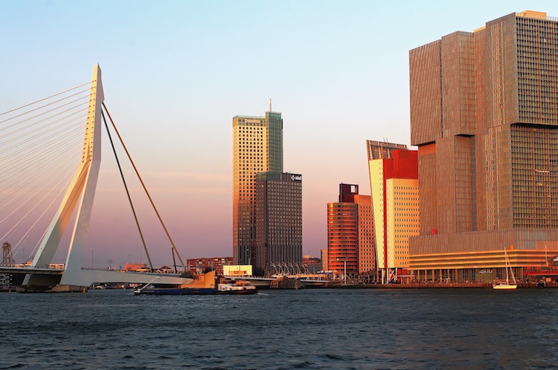 Skyline von Rotterdam, Niederlande
