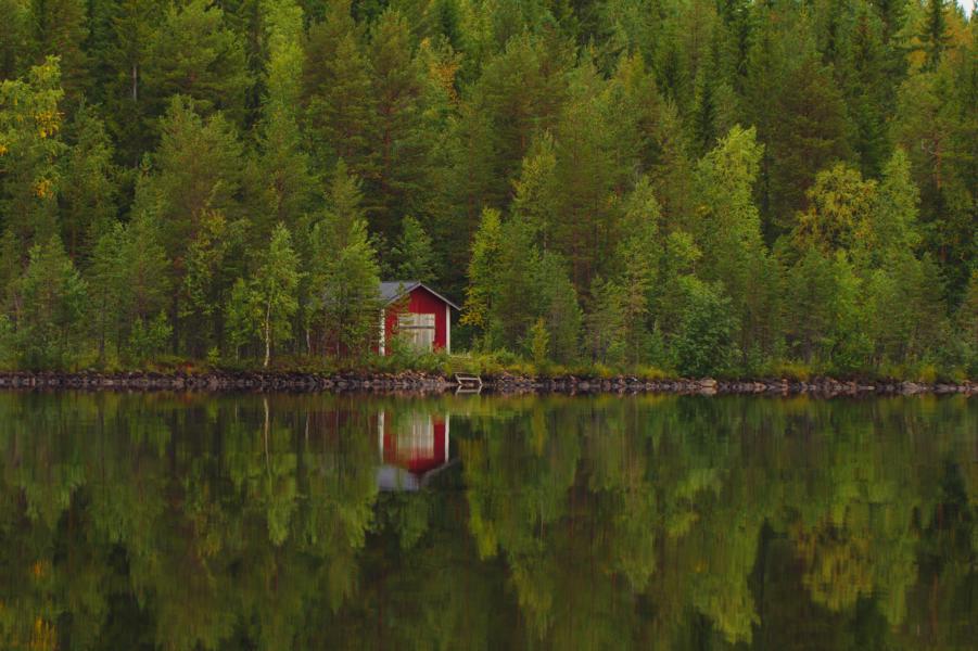 Natur, See, Schweden Reisen