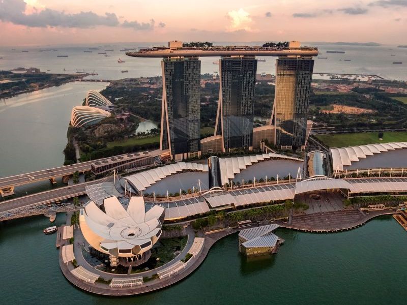Marina Bay Sands Hotel, Singapur Reisen