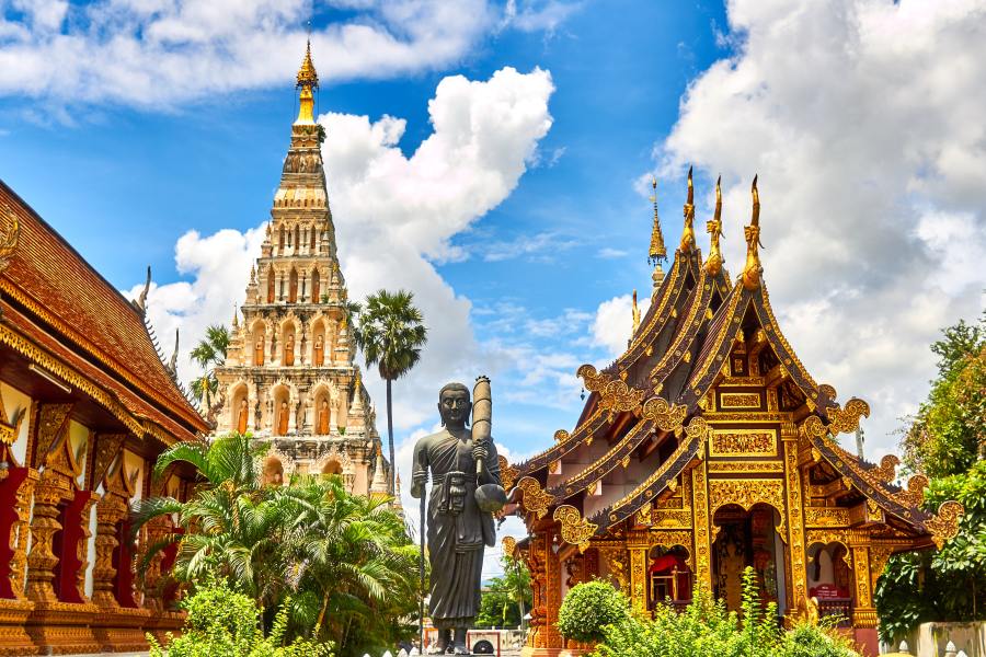Wiang Kum Kam Tempel, Thailand Rundreise