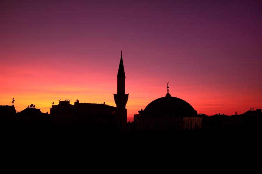 Sonnenuntergang in Istanbul, Türkei Rundreise