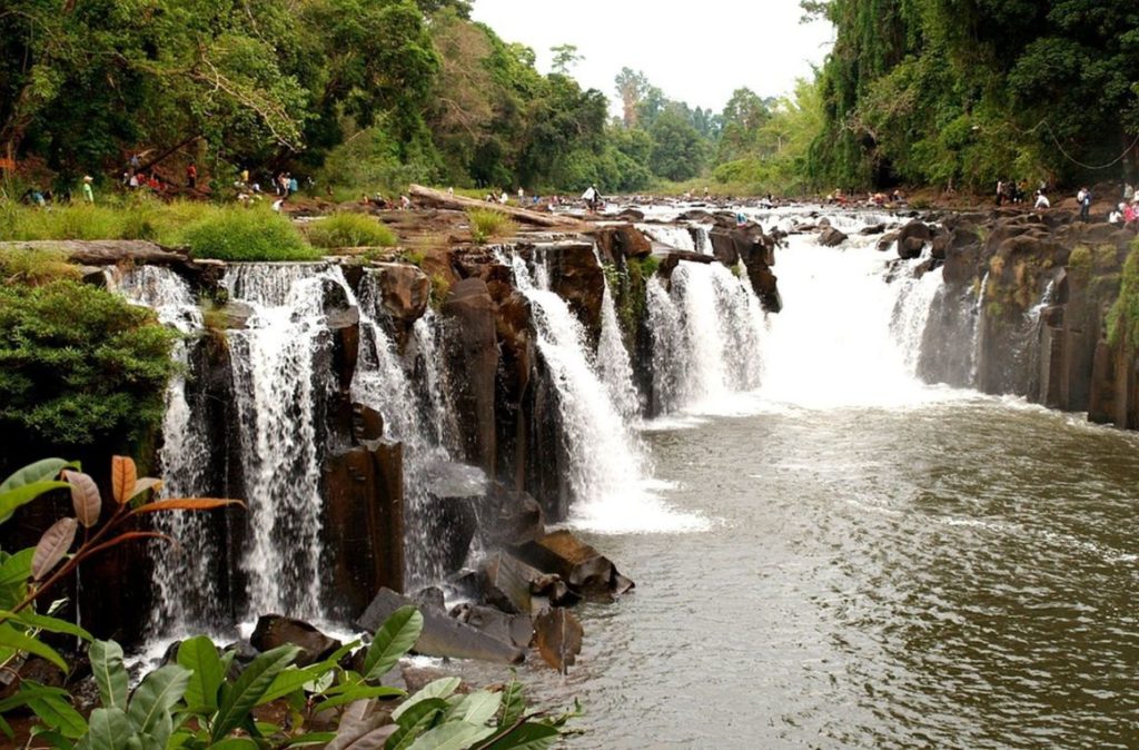 Wasserfall, Bolaven Plateau in Laos