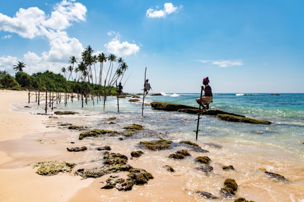 Fischer auf Sri Lanka, Strände für jeden Geschmack
