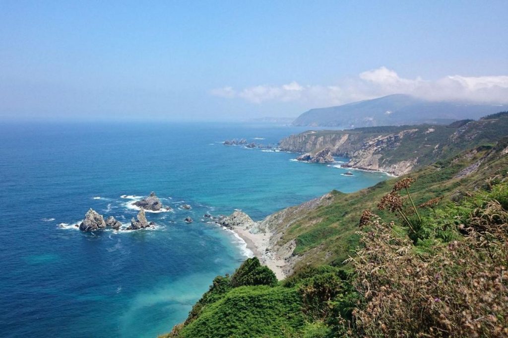 Ausblick auf die Küste Galiziens - Yoga Retreat Spanien
