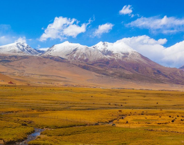 Landschaft bei Xining - Tibetisches Hochland erleben