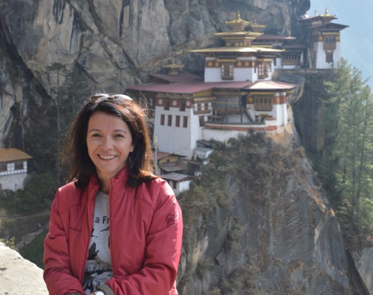 Sandra Jäger in Bhutan, Tigernestkloster, Travelheads des Monats