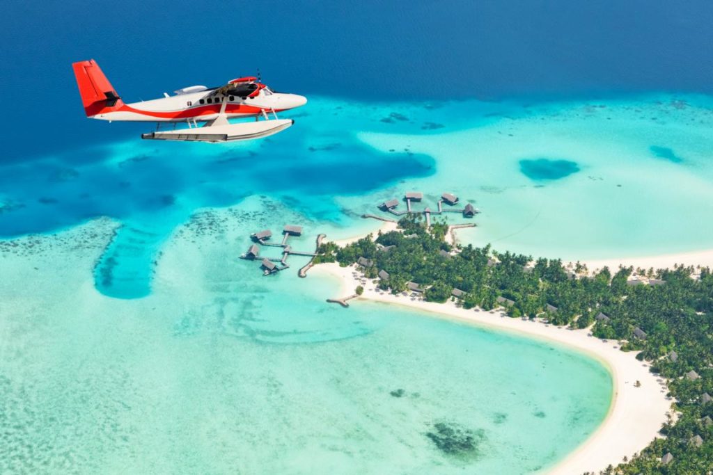 Wasserflugzeug, Malediven Reise