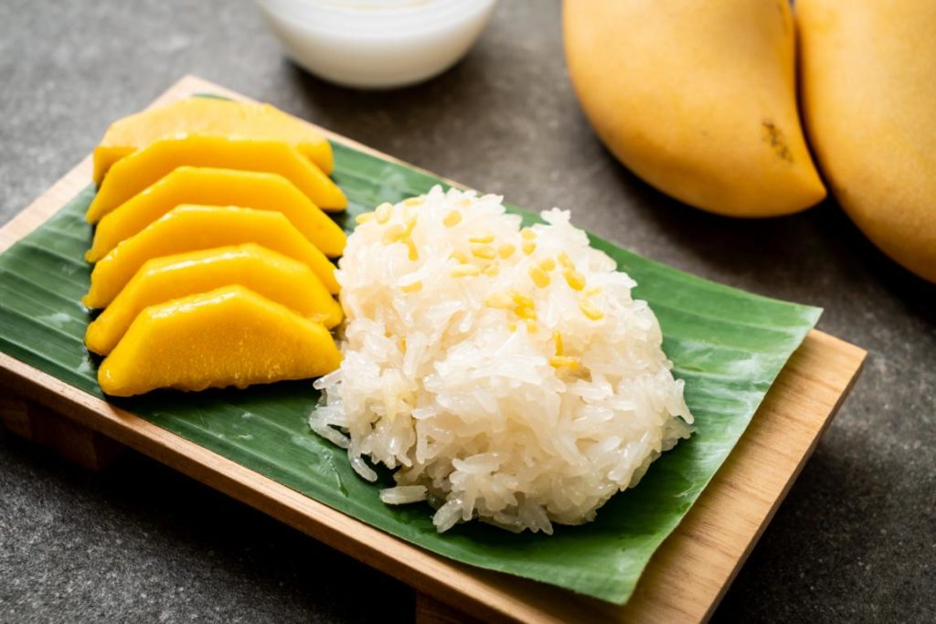 Sticky Rice mit Mango Rezept